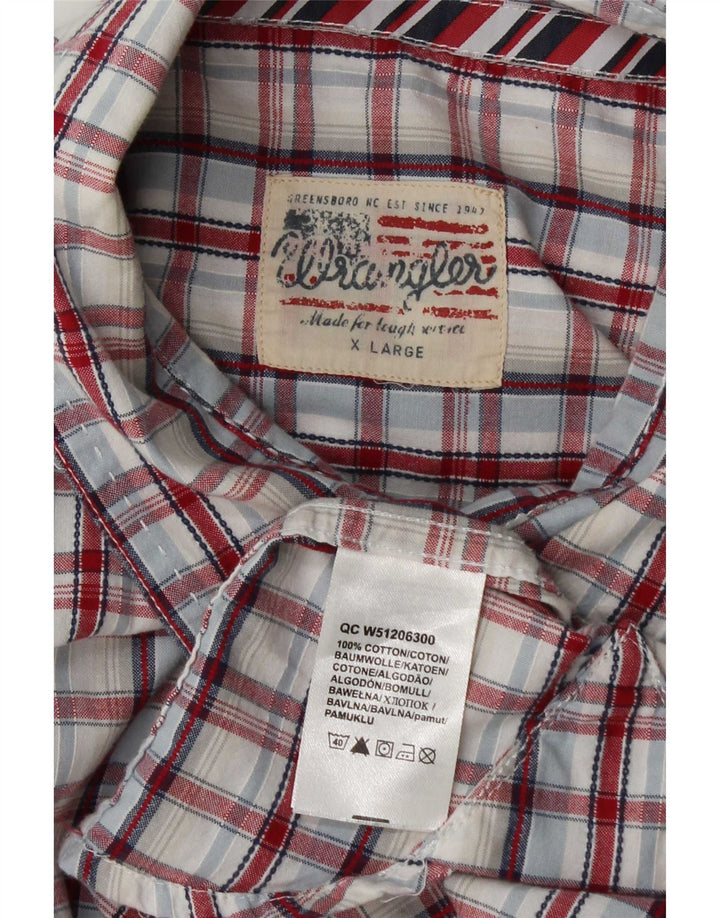 Wrangler muška košulja kratkih rukava XL šareni karirani pamuk