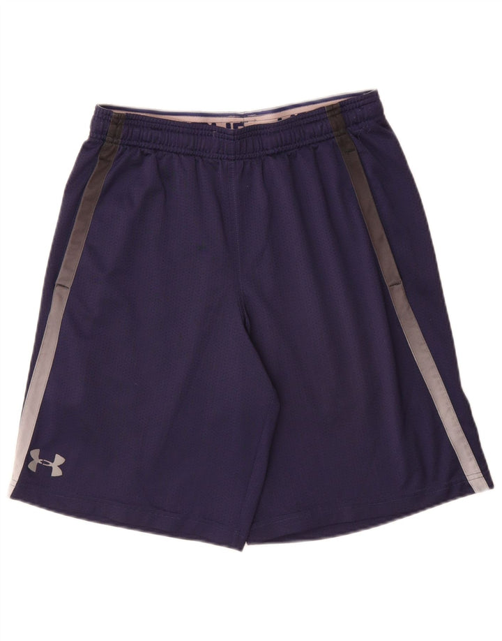 Under Armour muške sportske kratke hlače Heat Gear Medium tamnoplavi poliester