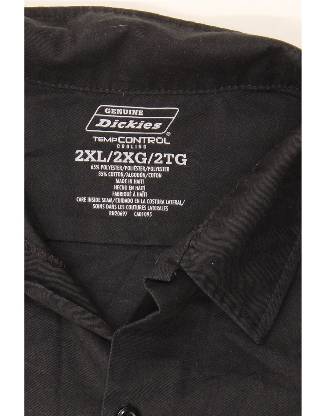 Dickies muška košulja 2XL crni poliester