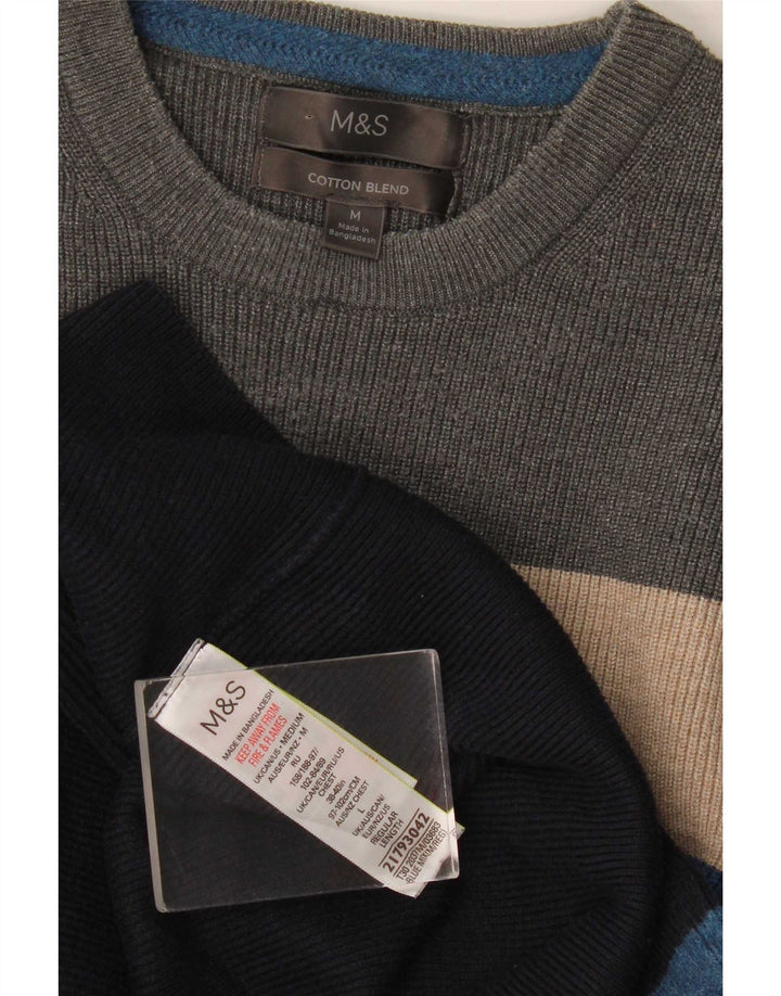 Marks & Spencer, muški džemper s okruglim izrezom srednje boje