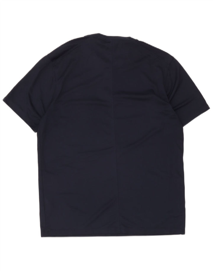 Nike Dri Fit T-Shirt Top Srednje tamnoplavi poliester