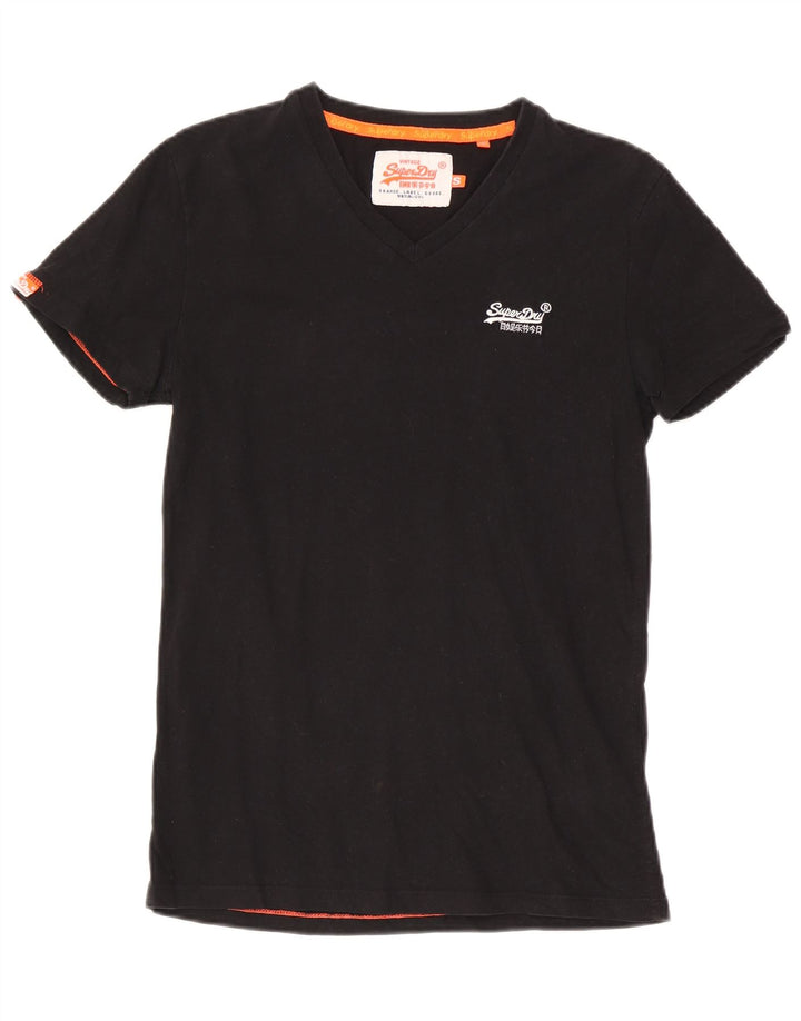 Superdry muška majica kratkih rukava Mala crna pamučna majica