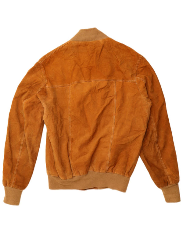 VINTAGE muška bomber jakna od brušene kože UK 40 velika bež