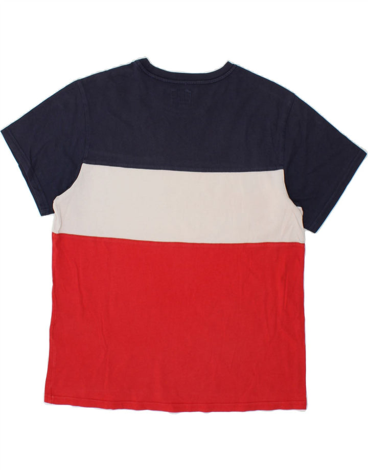 LEVI'S Mens Graphic T-Shirt Top Small Multicoloured Colourblock Cotton Vintage Levi's and Second-Hand Levi's from Messina Hembry 