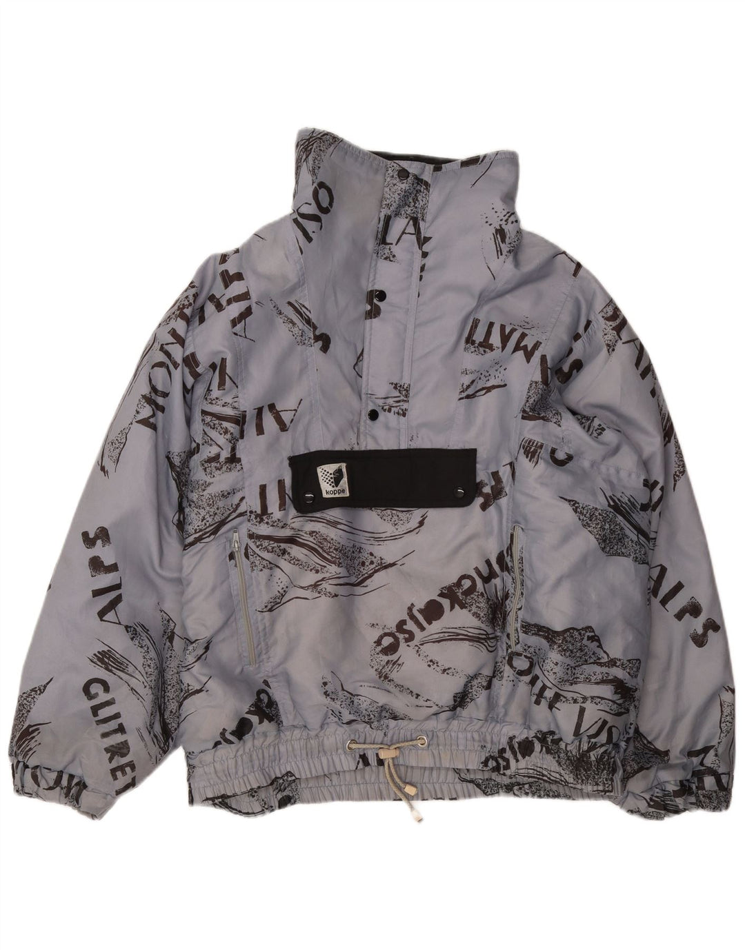 TACTEL muška anorak jakna s grafičkim motivima UK 48 4XL plavi poliamid