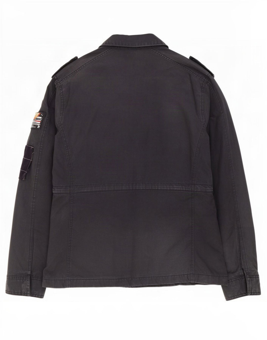 Superdry muška vojna jakna UK 38 Srednje crni pamuk