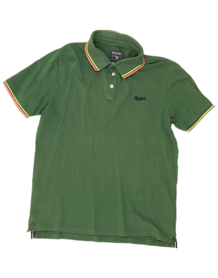 Woolrich muška polo majica veliki zeleni pamuk