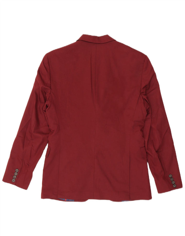 Zara muška jakna sa 2 gumba EU 46 Mala bordo viskoza