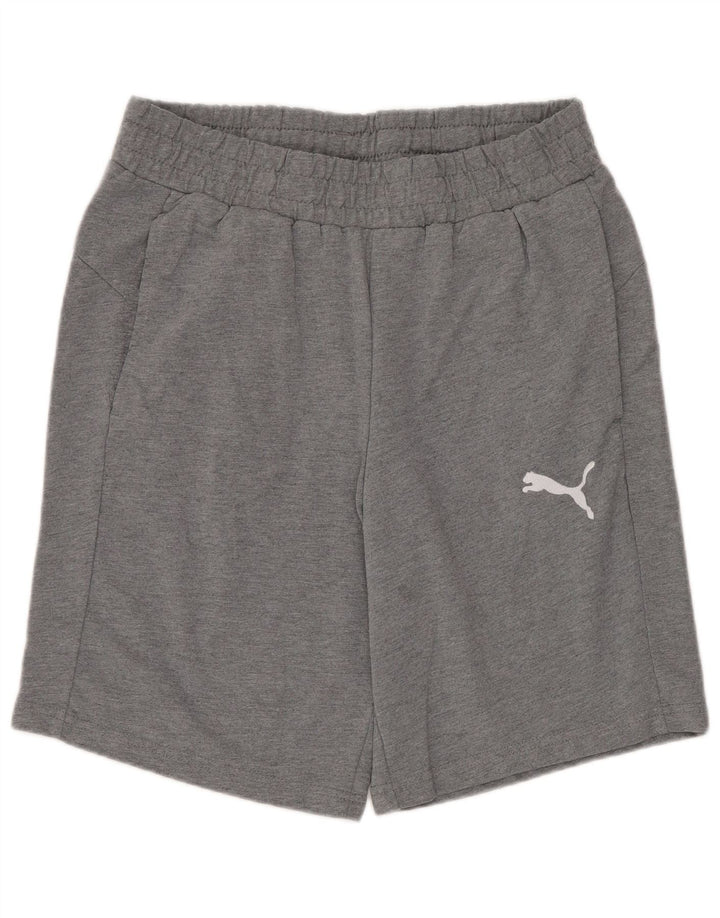 Puma muške sportske kratke hlače srednje sive boje od pamuka