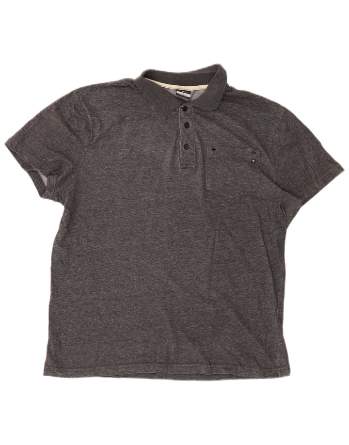 RIP CURL Muška polo majica opuštenog kroja Mala siva pamučna