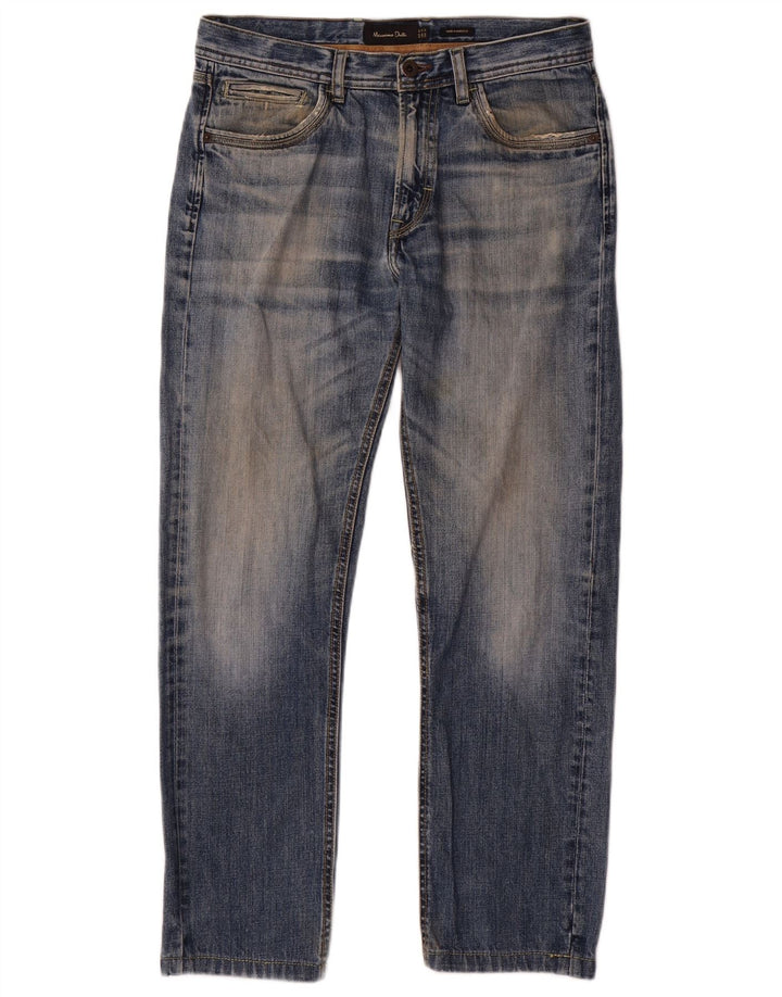 Massimo Dutti muške ravne traperice EU 40 srednje W31 L28 plave