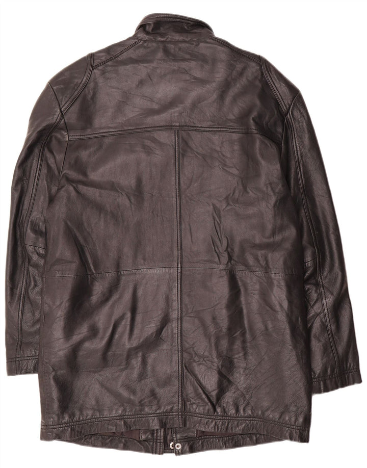 Muški kožni kaput UK 40 Large Black