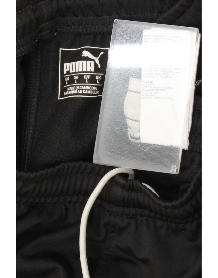 Puma muška trenirka hlače Joggers veliki crni poliester