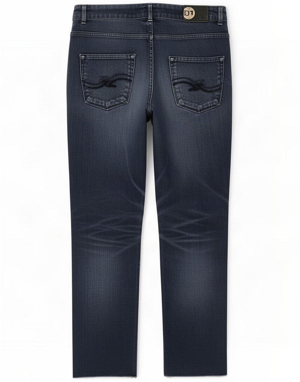 Trussardi Womens Slim Jeans W30 L26 Blue Cotton