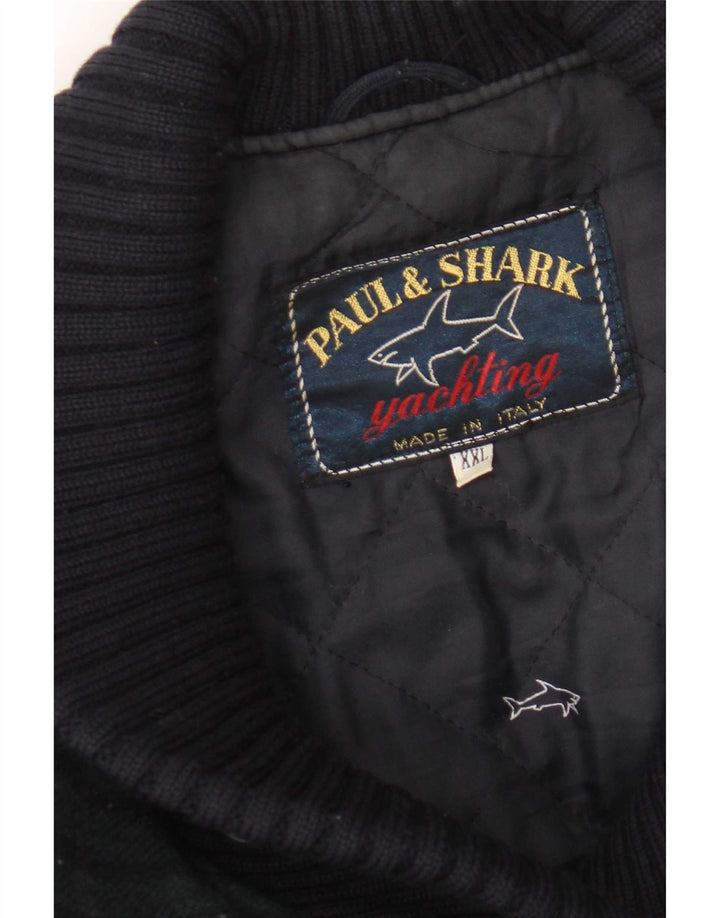 Paul & Shark ženski kaput UK 20 2XL tamnoplavi karirani