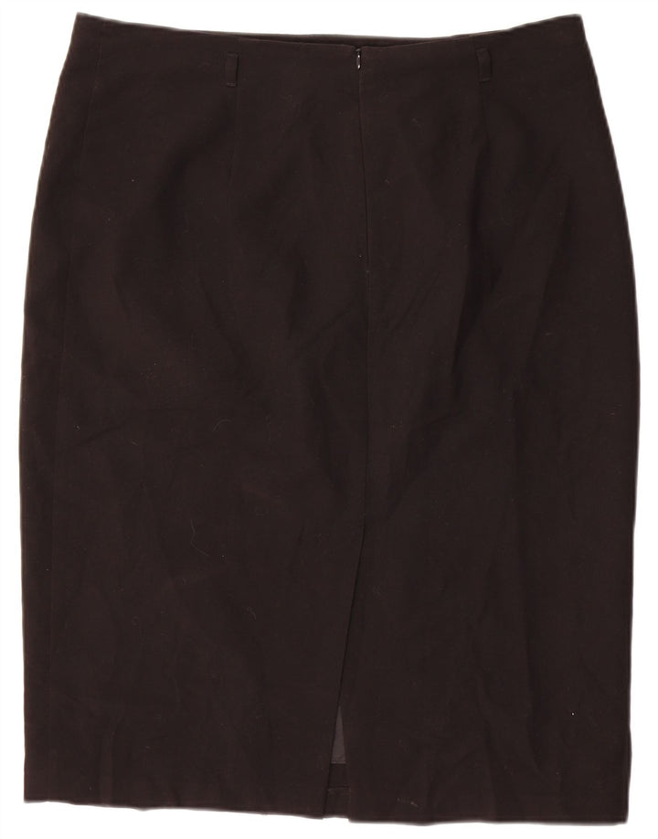 Marks & Spencer ženska pencil suknja UK 16 Large W34 crni poliester