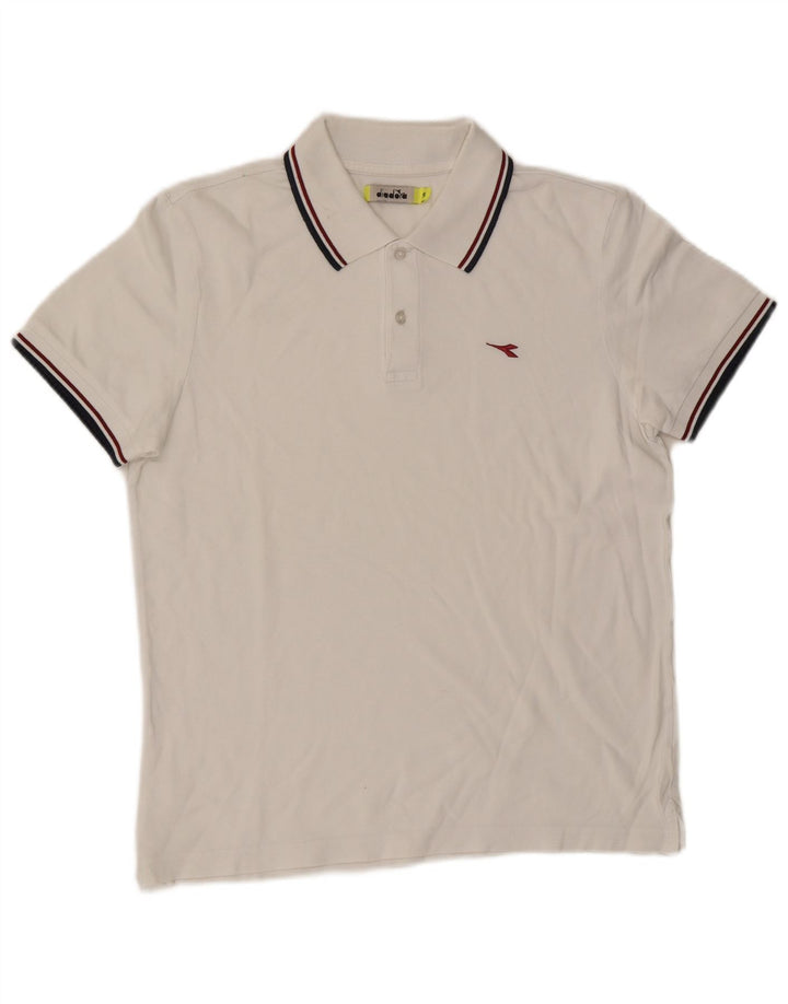 Diadora muška polo majica mala bijela