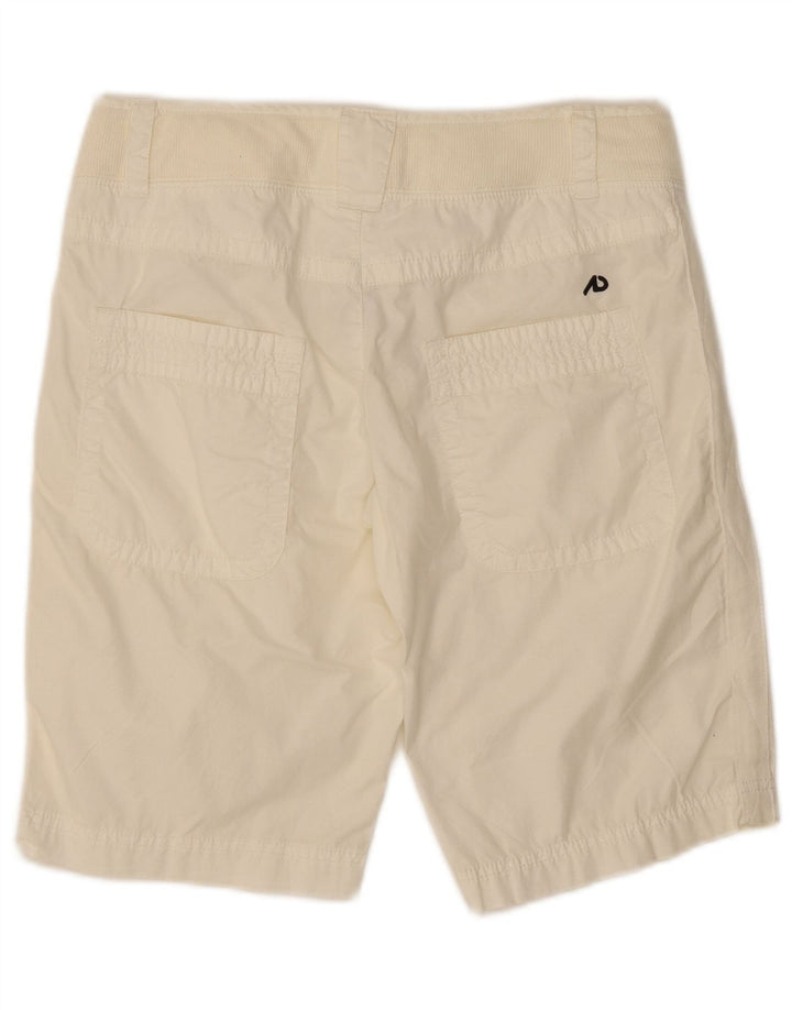 NIKE Womens Casual Shorts UK 12 Medium W32 White Cotton