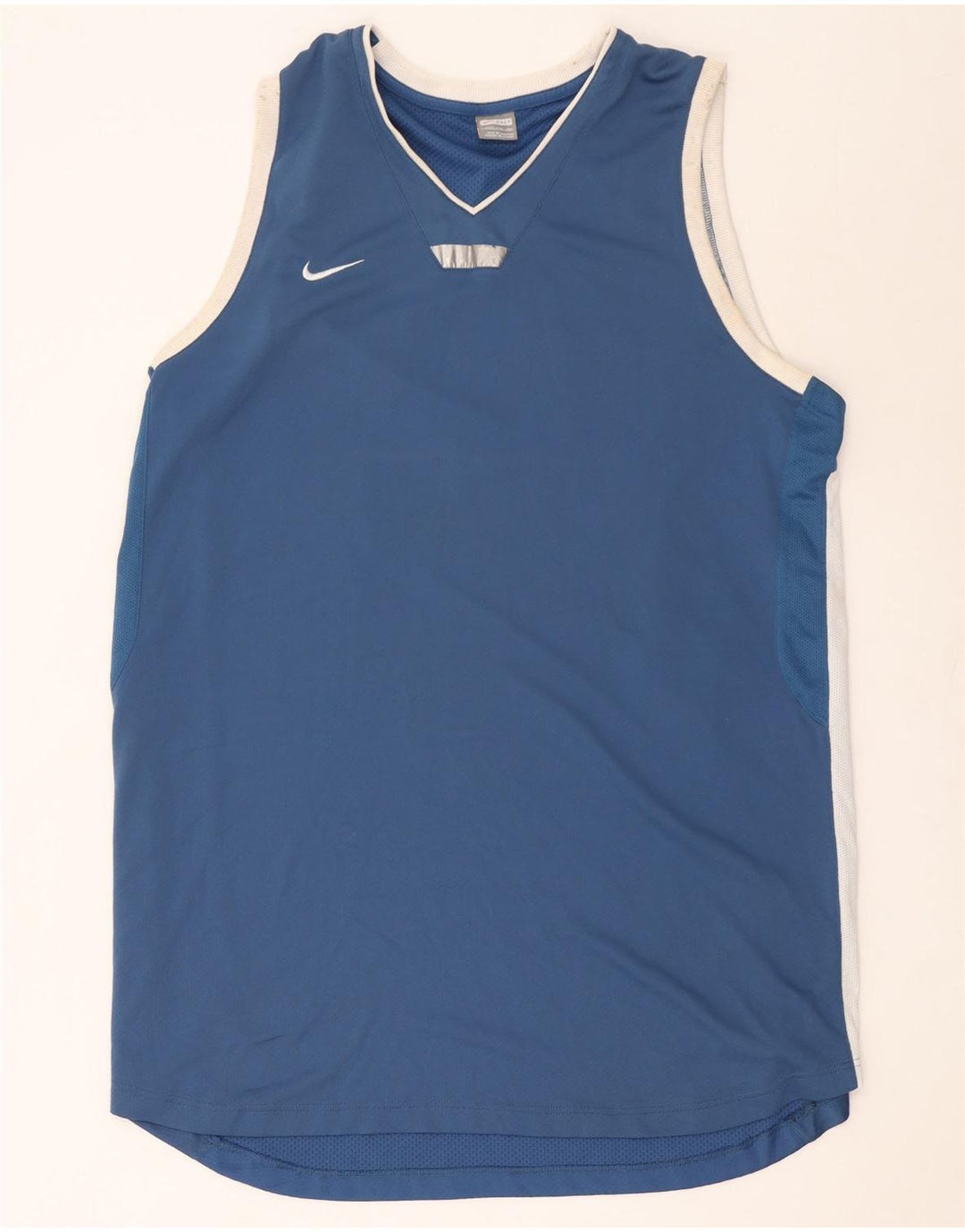 Nike muški visoki prsluk 3XL plavi poliester u boji