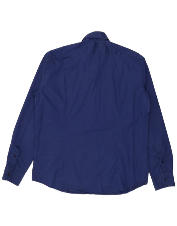 Trussardi muška košulja veličina 43 17 XL plavi pamuk