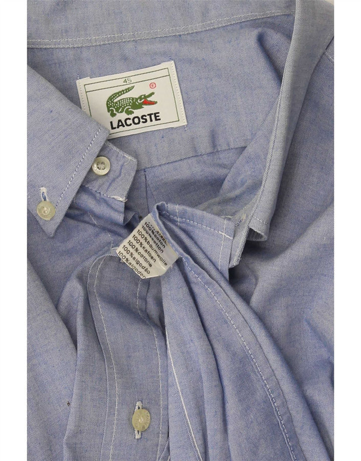 Lacoste muška košulja veličina 45 XL plavi pamuk