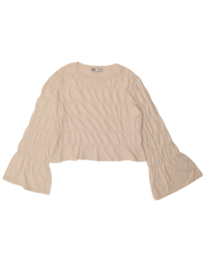 Zara ženska majica kratkih rukava UK 16 Large White