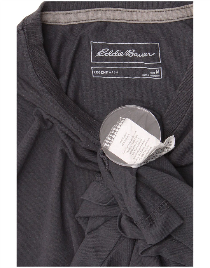EDDIE BAUER Muška majica kratkih rukava Srednje sivi pamuk