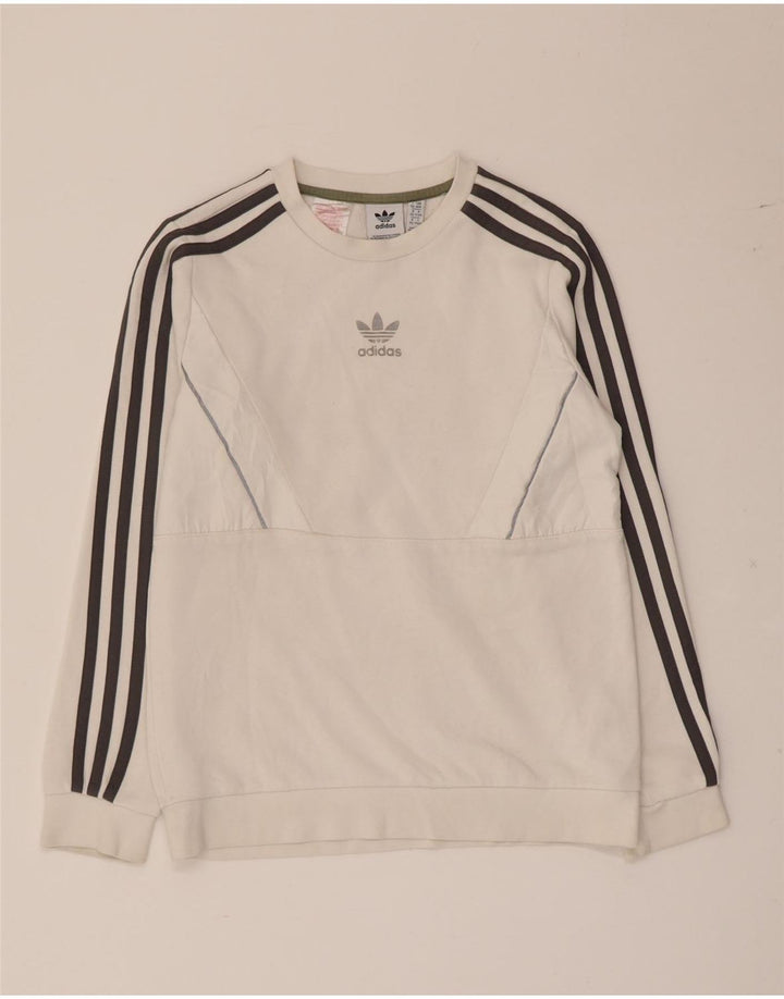 Adidas trenirka za dječake 11-12 godina bijeli pamuk