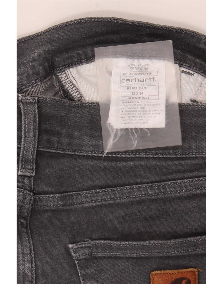 Carhartt Ženske uske traperice W32 L34 Sivi pamuk