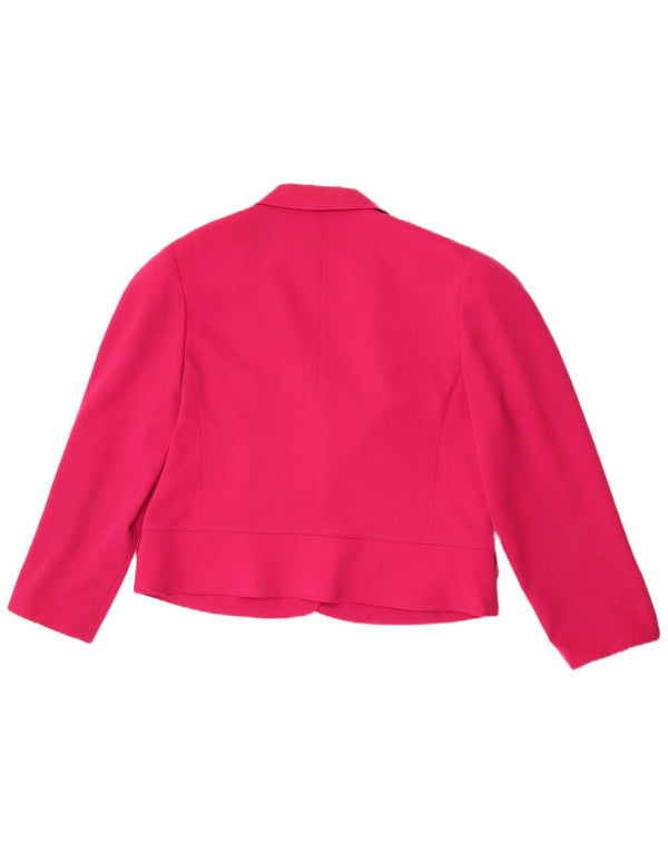 Yarell ženska jakna sako 3/4 rukava s 2 gumba UK 18 XL ružičasta