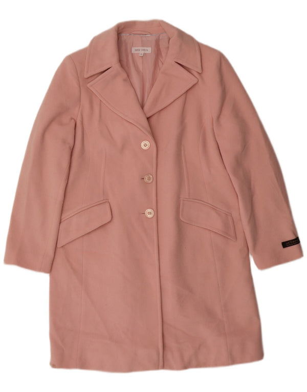 Marks & Spencer ženski kaput UK 16 velika ružičasta vuna