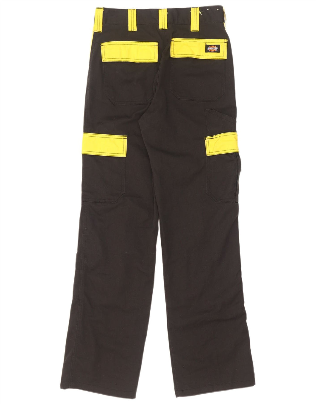 Dickies muške ravne kargo hlače W26 L31 crni poliester u boji