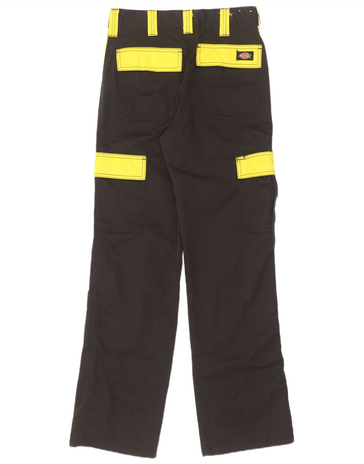 Dickies muške ravne kargo hlače W26 L31 crni poliester u boji