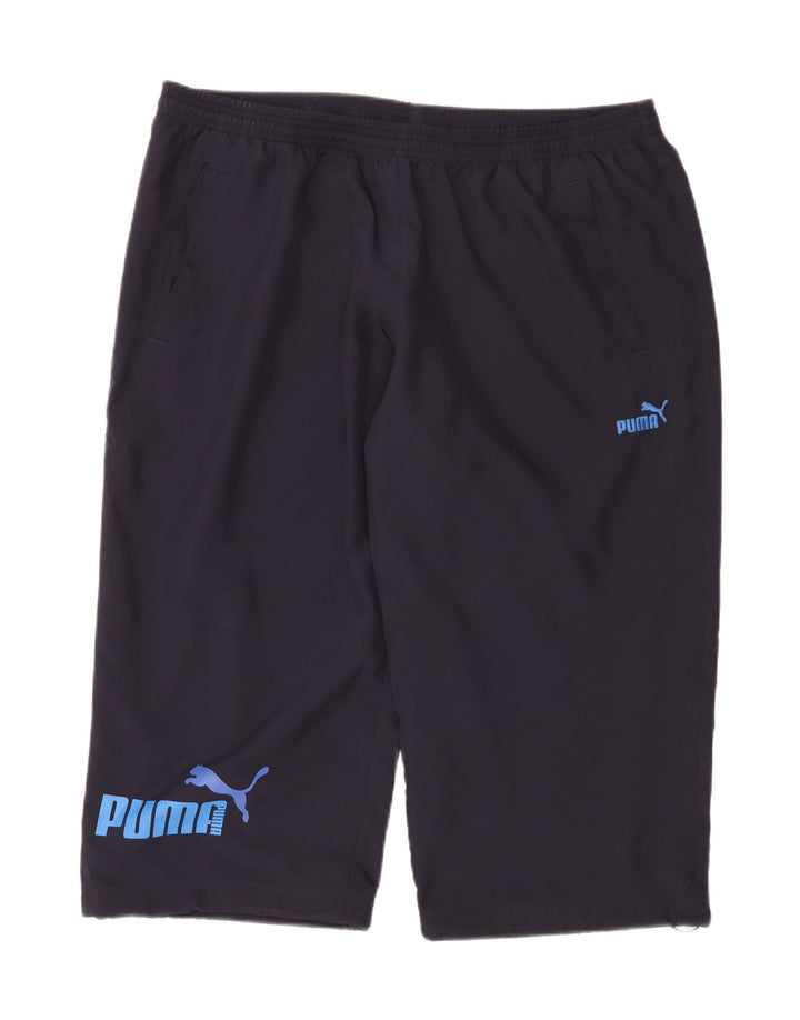 Puma muške kapri trenirke XL tamnoplave poliesterske hlače