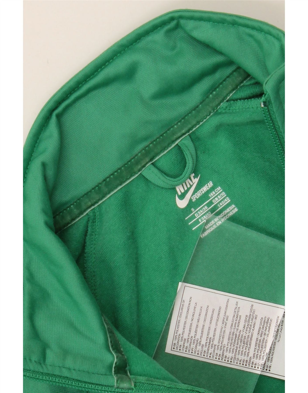 ADIDAS Womens Tracksuit Top Jacket UK 8/10 Small Green Polyester Vintage Adidas and Second-Hand Adidas from Messina Hembry 