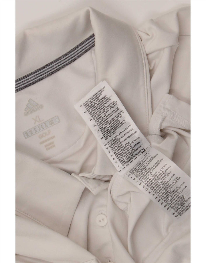 Adidas ženska polo majica UK 18 XL bijeli poliester