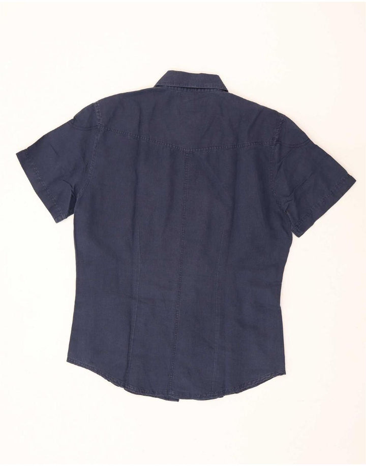 Wrangler muška košulja kratkih rukava Large Tavy Blue Lan