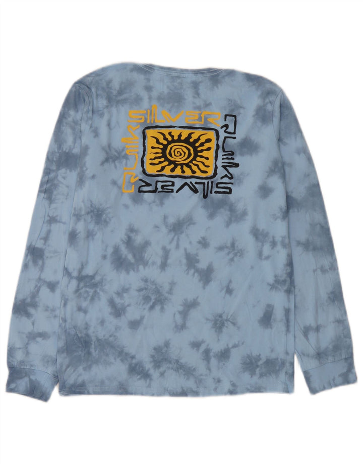 Quiksilver Boys Regular Fit Pulover Trenirka Top 13-14 Years Blue Tie Dye