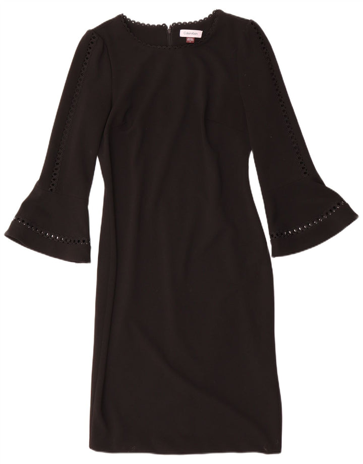 CALVIN KLEIN Ženska plašt haljina 3/4 rukava US 8 srednje crna poliester