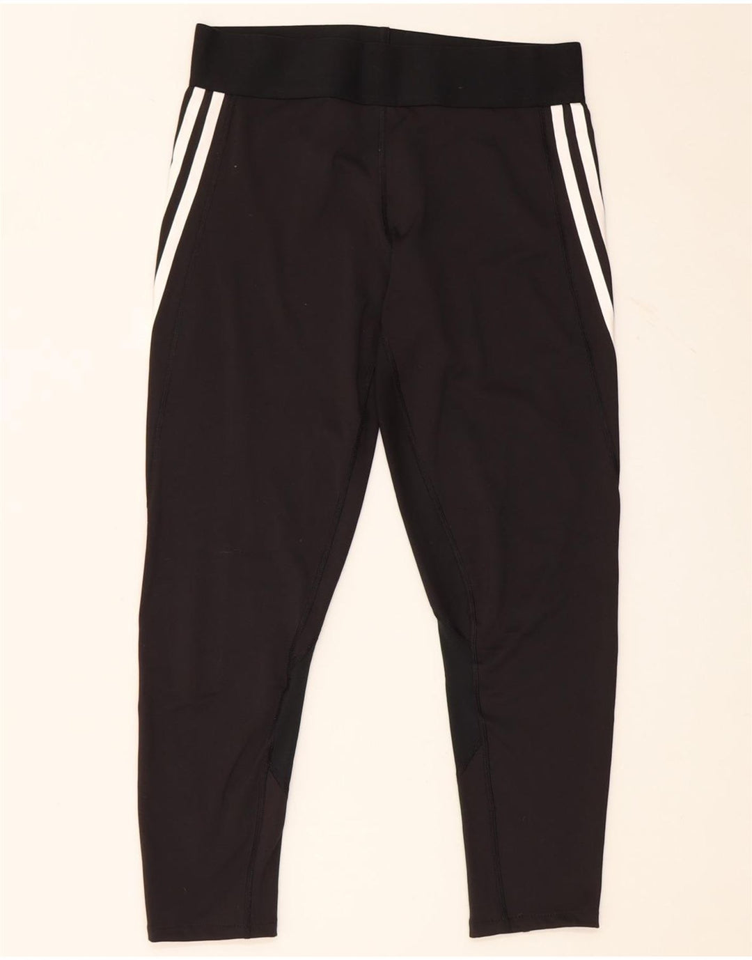 Adidas ženske Aeroready tajice UK 12/14 Srednje crni poliester