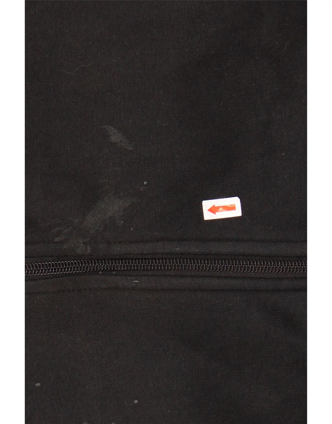 NIKE muški pulover s kapuljačom na patentni zatvarač veliki crni pamuk