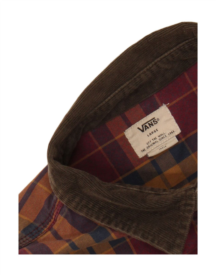Vans muška košulja velikog tamnocrvenog karira