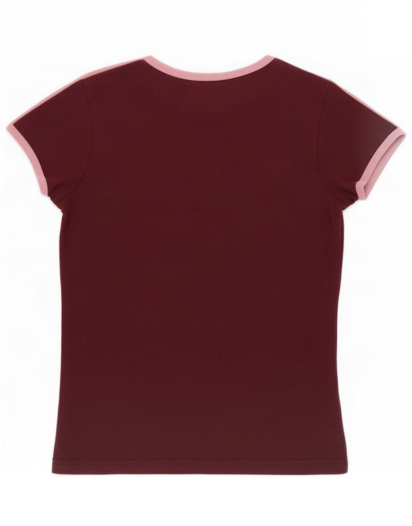Puma ženska majica kratkih rukava s grafičkim motivima UK 10 Small Burgundy Colourblock