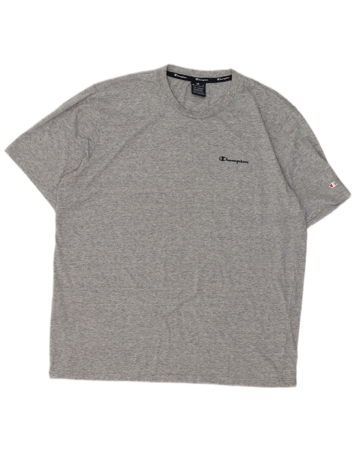 Champion Top muške majice kratkih rukava 4XL sivo s pjegama