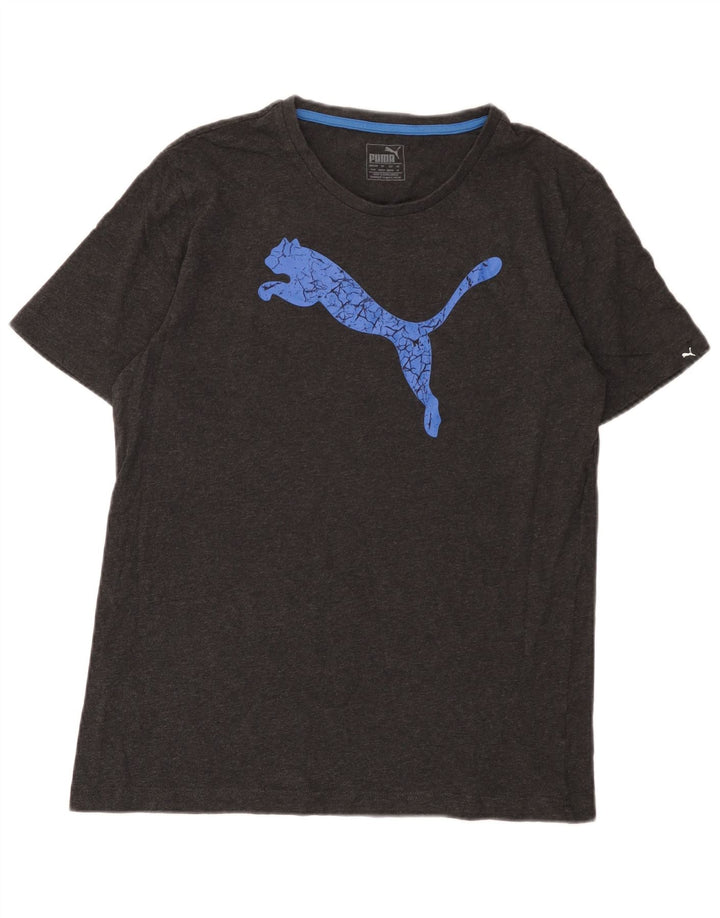 Puma muška majica s grafičkim motivima, srednje siva