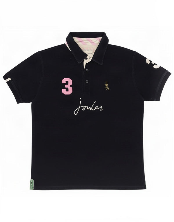 Joules ženska polo majica s grafičkim motivima UK 18 XL tamnoplavi pamuk