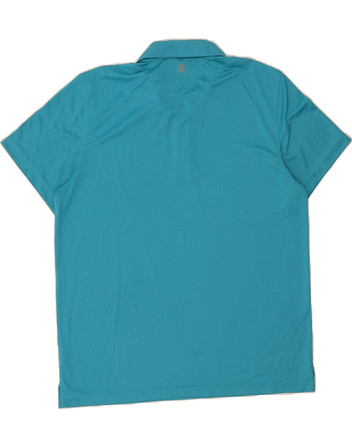 IZOD Mens Polo Shirt XL Blue Polyester Vintage Izod and Second-Hand Izod from Messina Hembry 