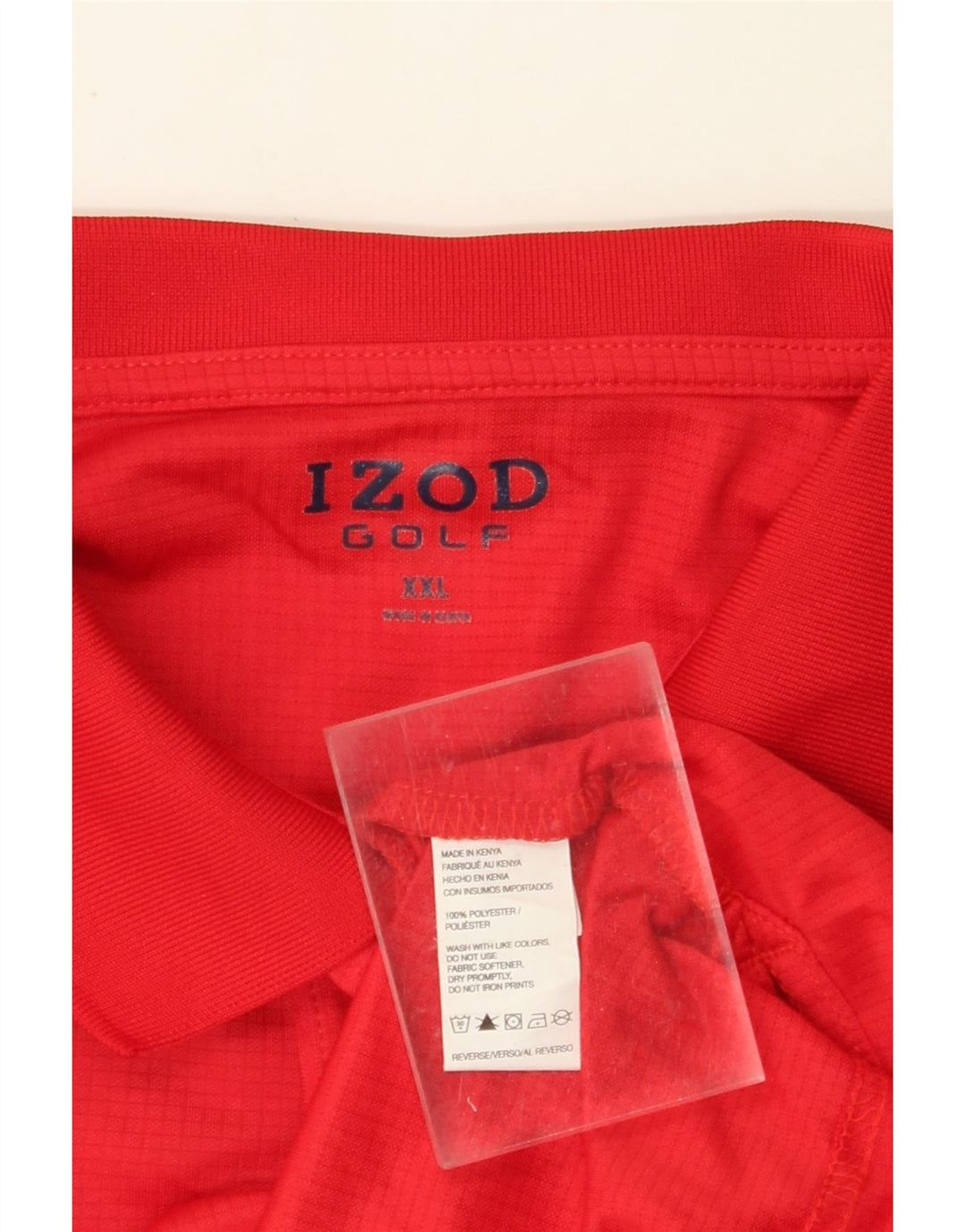IZOD muška polo majica 2XL crveni poliester