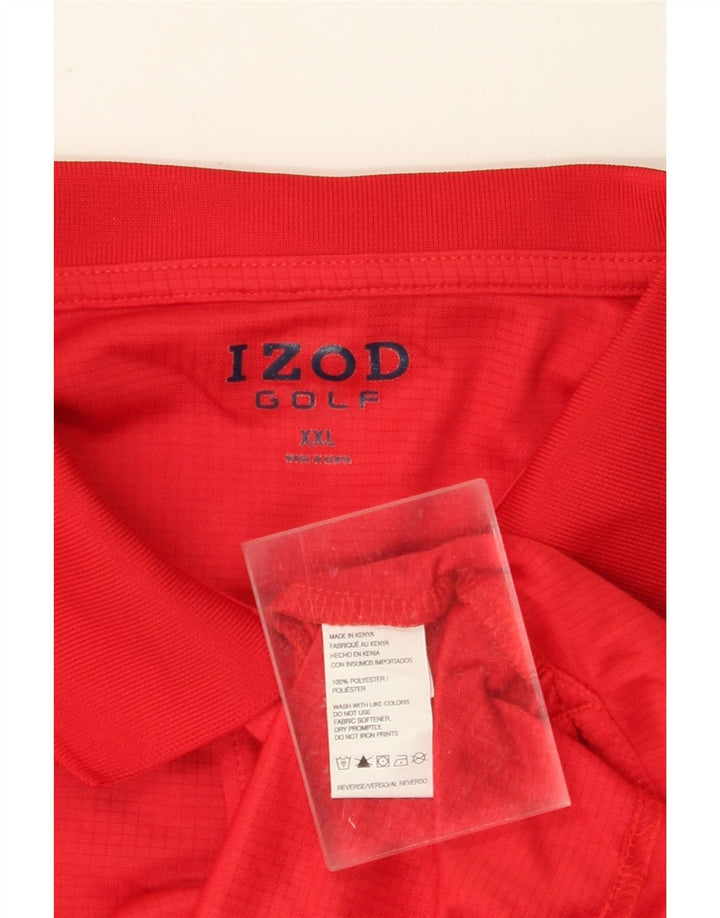 IZOD muška polo majica 2XL crveni poliester