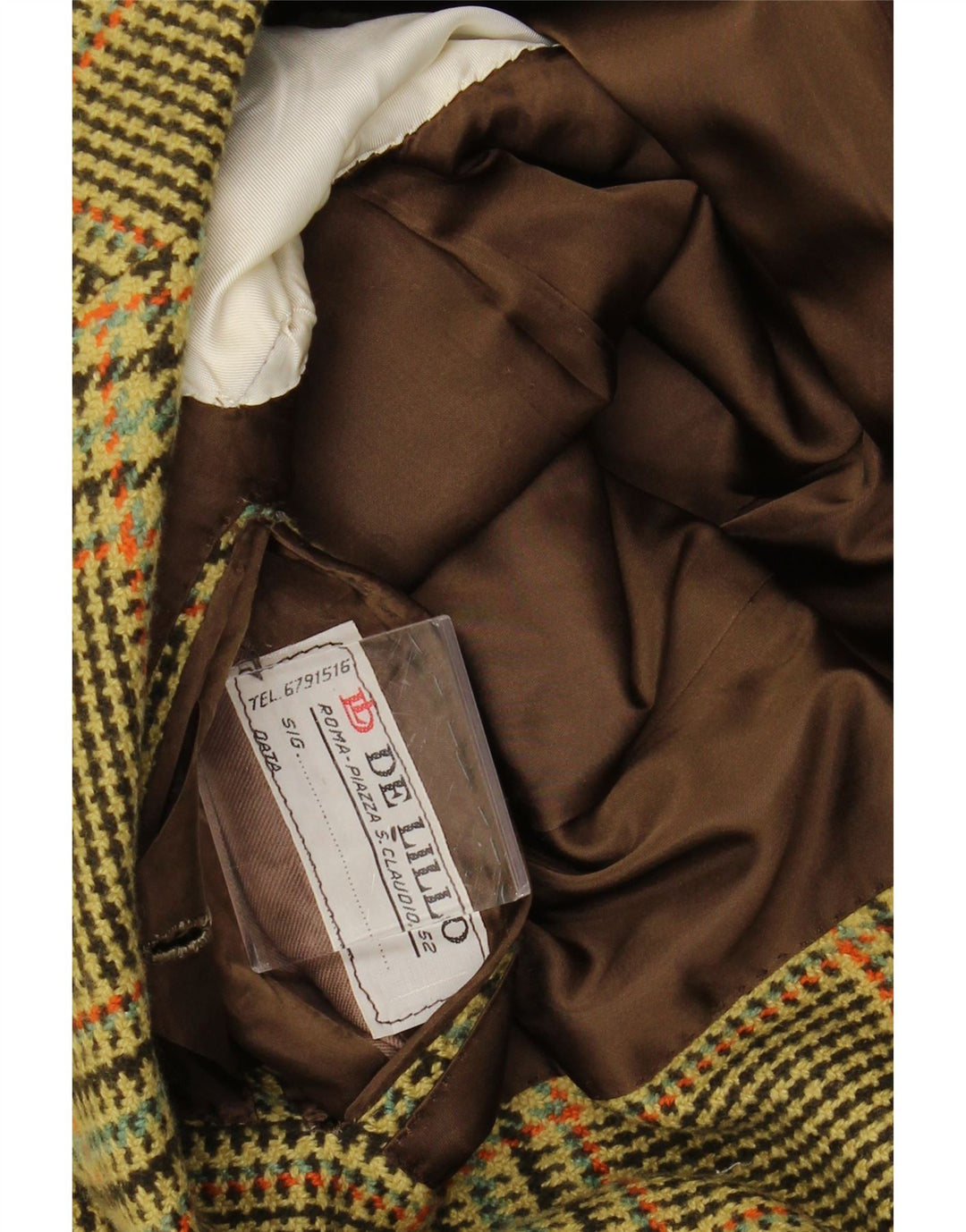 VINTAGE muška jakna sa 3 gumba UK 38 srednje zelene ptičje zube